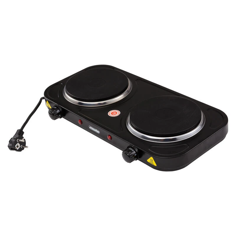 Cuisinière Électrique Portable De Voyage Camping 2 Feux 2000W Mesko 3 Cuisinière Électrique Portable De Voyage Camping 2 Feux 2000W Mesko – Image 3