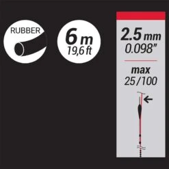 ELASTIQUE PLEIN 2,5 MM 6M -Petromax Soldes Boutique elastique plein 25 mm 6m 2