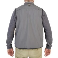 GILET De Pêche 500 Gris -Petromax Soldes Boutique gilet de peche 500 gris 2