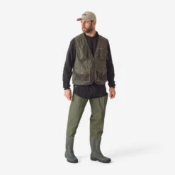 GILET De Pêche 500 Kaki -Petromax Soldes Boutique gilet de peche 500 kaki 9