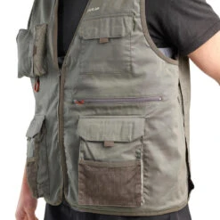 Gilet De Pêche - FV 100 Kaki -Petromax Soldes Boutique gilet de peche fv 100 kaki 6