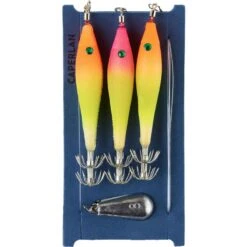 Kit Prêt à Pêcher SW ETU KIT SQ 3 Turluttes Pêche Des Seiches Et Calamars -Petromax Soldes Boutique kit pret a pecher sw etu kit sq 3 turluttes peche des seiches et calamars 2