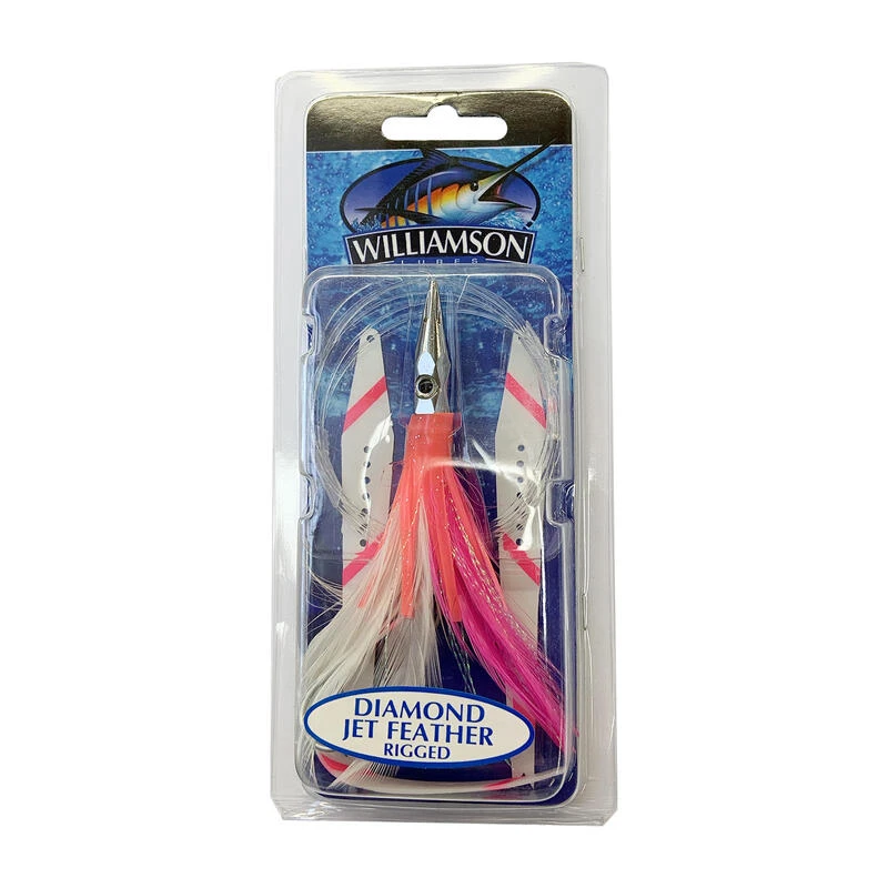 Williamson Leurre Diamond Jet Feather 05 Rose Pêche à La Traine 1 Williamson Leurre Diamond Jet Feather 05 Rose Pêche à La Traine