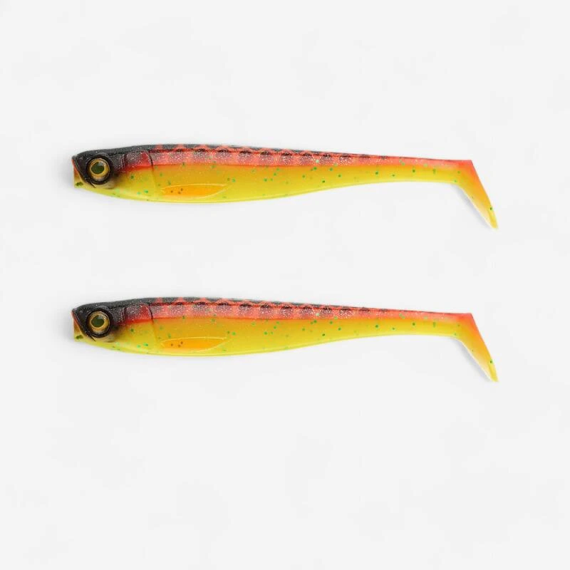 LEURRE SOUPLE BROCHET SHAD ROGEN 160 ORANGE X2 1 LEURRE SOUPLE BROCHET SHAD ROGEN 160 ORANGE X2