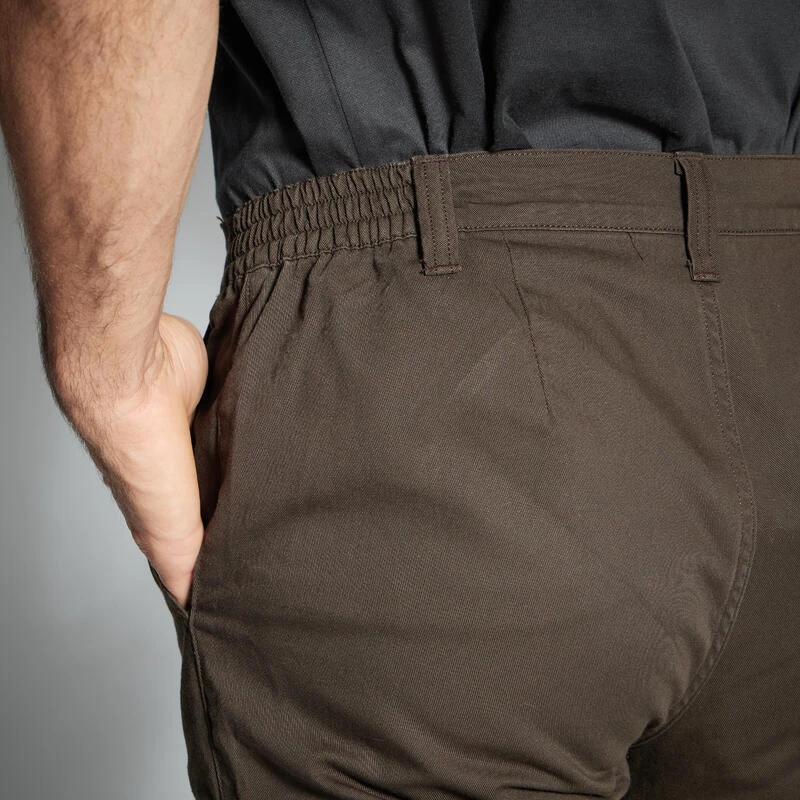 PANTALON CARGO RESISTANT STEPPE 300 MARRON 9 PANTALON CARGO RESISTANT STEPPE 300 MARRON – Image 9