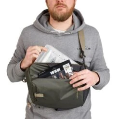 Sac à Bandoulière De Pêche 9L - Sling Bag 100 Kaki -Petromax Soldes Boutique sac a bandouliere de peche 9l sling bag 100 kaki 6