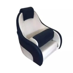 SIÈGE PILOTE DELUXE - BLANC / BLEU -Petromax Soldes Boutique siege pilote deluxe blanc bleu 3